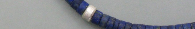 Silver and lapis lazuli
