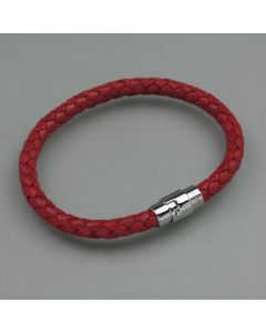 rotes Lederarmband