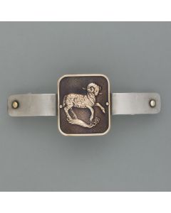 Aries zodiac hair clip