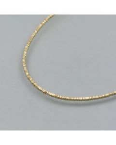 Kette zarte Plättchen in 585er Gold