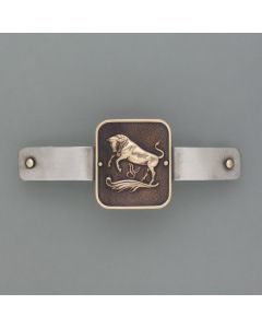 Taurus zodiac hair clip