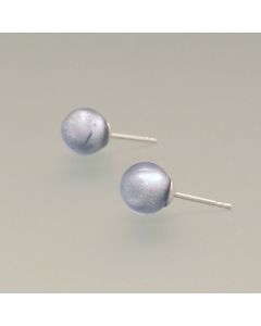 Blue Murano Glass Ear Studs