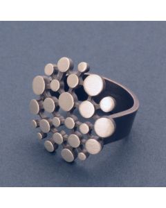 “Dandelion” Large Silver Ring