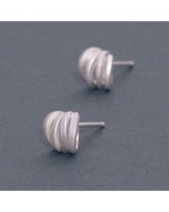 “Wrapped” Silver Earrings