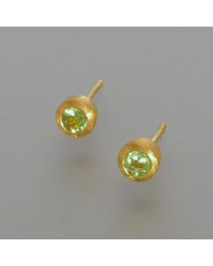 Peridot Ear Studs