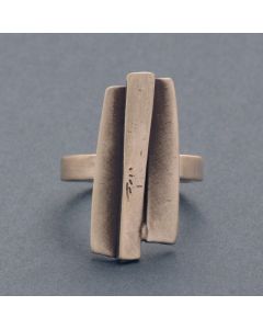 “Barbara” Blackened Silver Ring