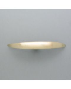 Spindle hair clip in brass, matt