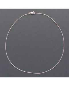 delicate silver necklace