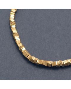 Gilded Silver Plate Necklace