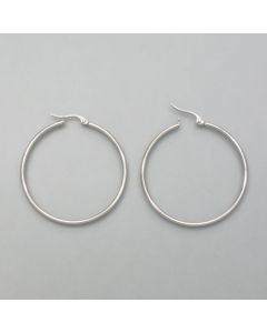 Great hoops silver look
