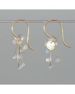 fairy earrings with Labradorite