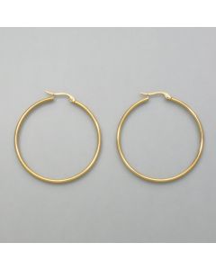 Big hoops gold look