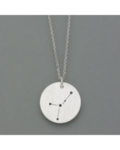 Cancer star sign pendant made of sterling silver