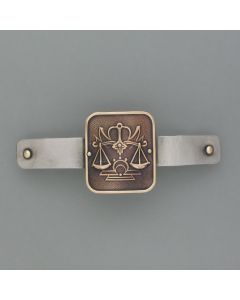 Libra zodiac hair clip