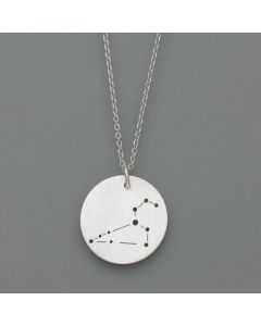 Zodiac sign pendant Leo made of sterling silver