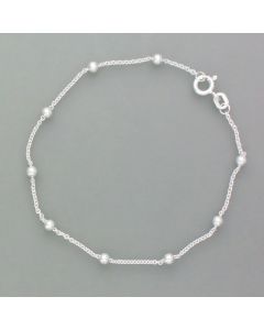 Sterling Silver Ball Bracelet