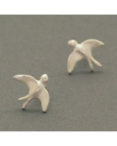 Studs delicate swallows