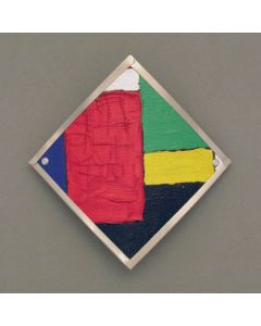 Square Canvas Hair Clip