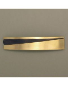 hair clip Diagonal, Brass