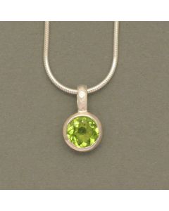 echtes Silber - Peridot