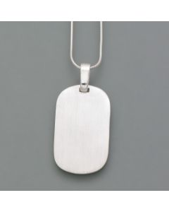 Round engraving pendant, big