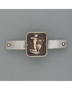 Sagittarius zodiac hair clip