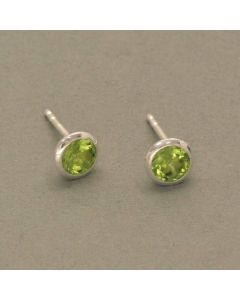 Peridot Ear Studs