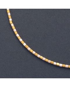 Two-Tone Cube Necklace