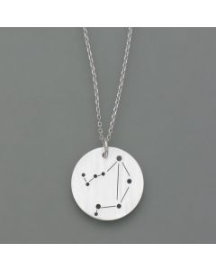 Zodiac sign pendant Libra made of sterling silver