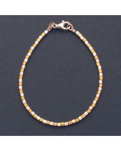 Two-Tone Cube Bracelet