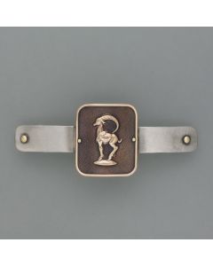 Capricorn zodiac hair clip