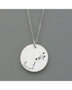 Zodiac sign pendant Scorpio made of sterling silver