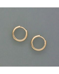 delicate gold hoop earrings, small