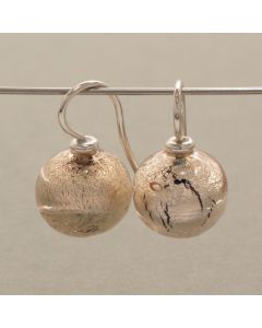 Rosé Murano Glass Bead Earrings