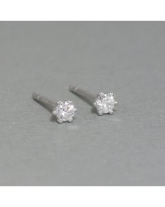 White Gold Diamond Earrings