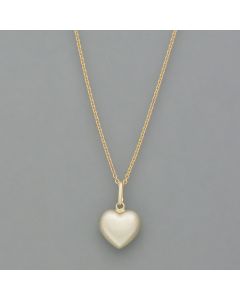 Pendant heart in 14k gold