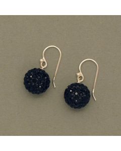 Large sphere earrings disco