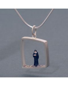 “Nun” Silver Pendant