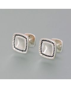 Cufflinks silver with spinel