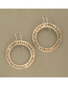 Earrings Karl Marx