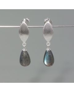 Labradorite Teardrop Earrings