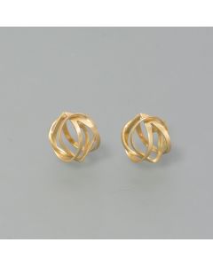 Studs wrapped, gold plated