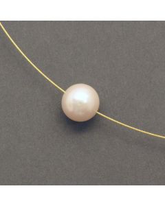 Gilded Circlet with Pearl Pendant
