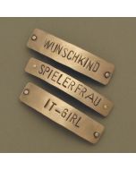 Hair clip with lettering of your choice
