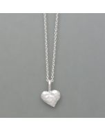 small pendant heart made of 925 silver