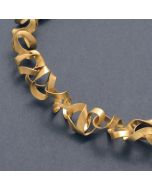 “Tagliatelle“ Gilded Silver Necklace