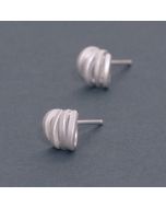 “Wrapped” Silver Earrings