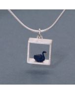“Black Swan” Silver Pendant