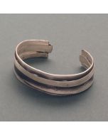 “Barbara” Large Blackened Silver Bracelet