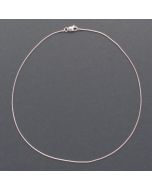delicate silver necklace